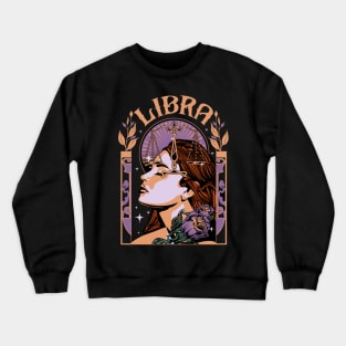 Libra SIgn Crewneck Sweatshirt